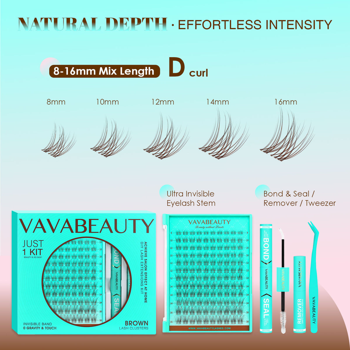 IVY BROWN Lash Clusters