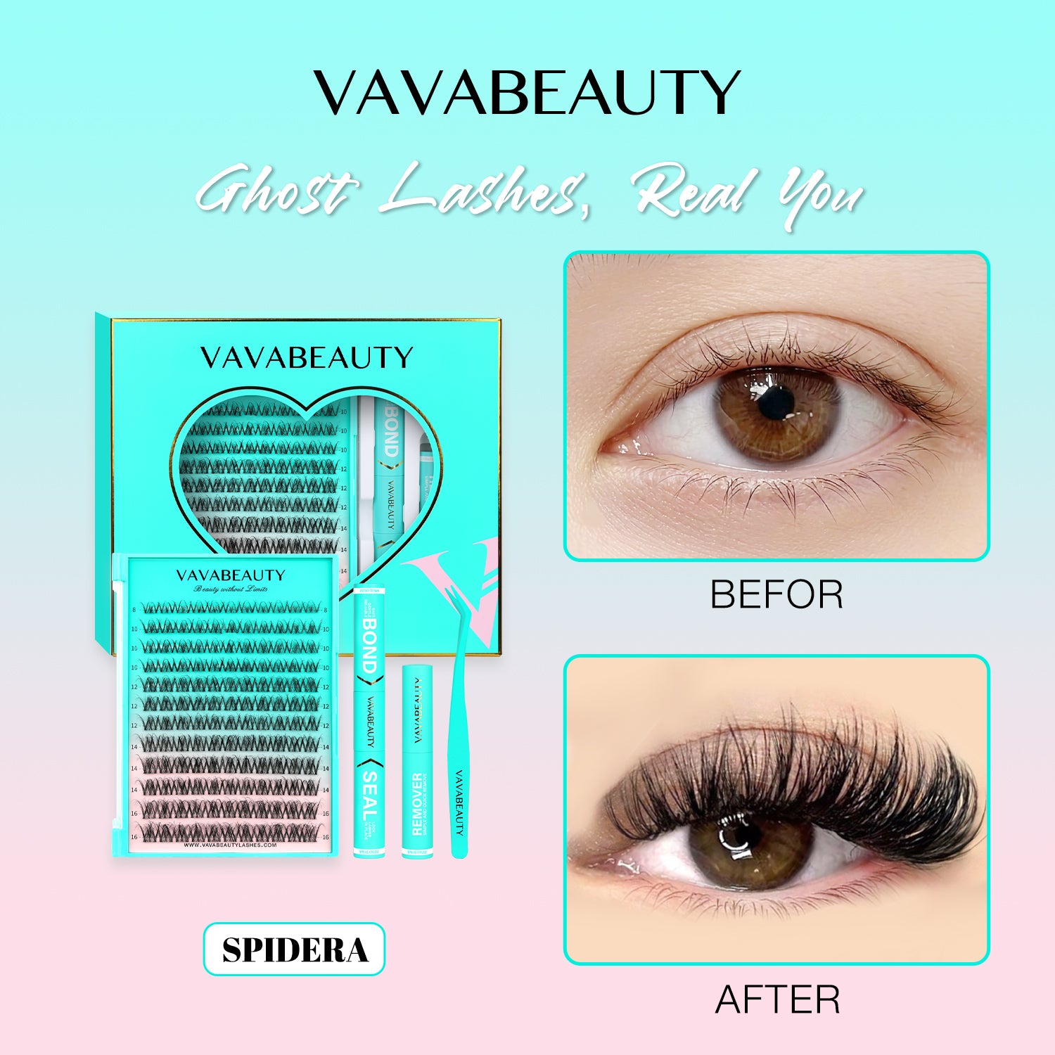 SPIDERA Lash Clusters