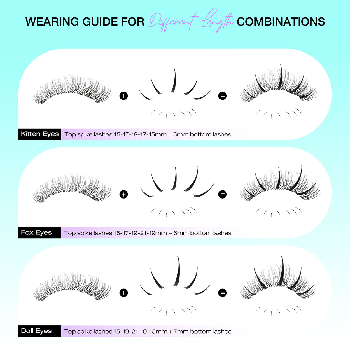 SPIKES Lash Clusters