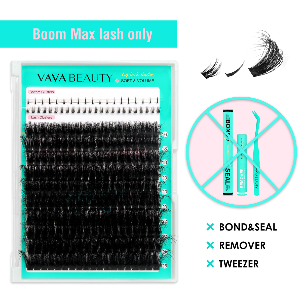BOOM MAX Lash Cluster