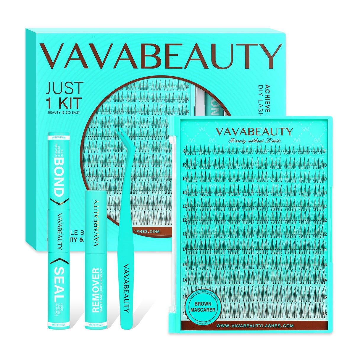 MASCARER BROWN Lash Clusters