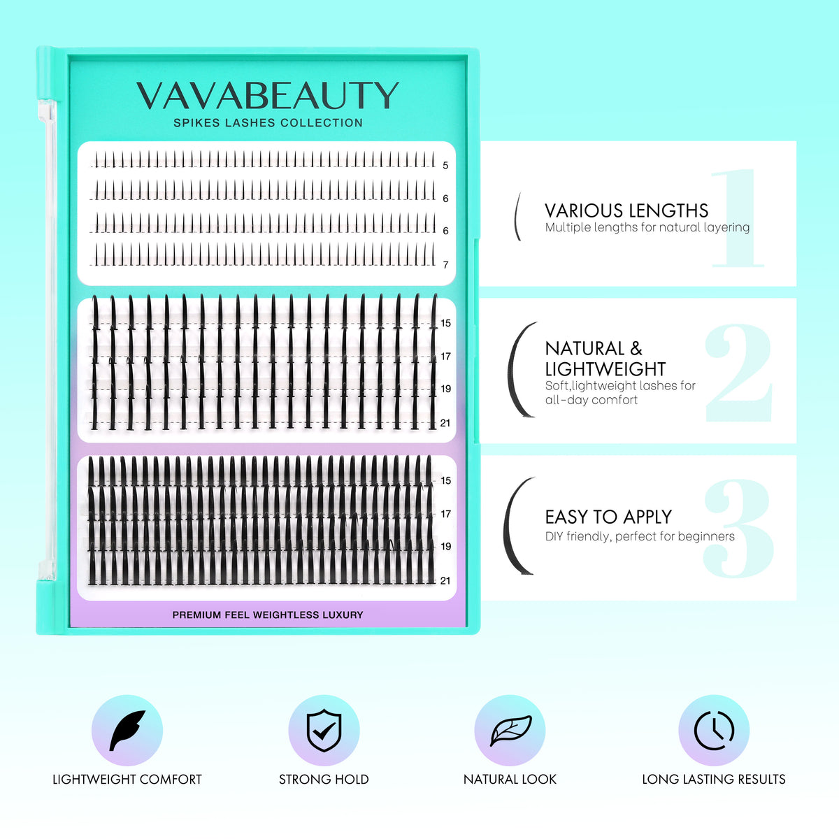 SPIKES Lash Clusters
