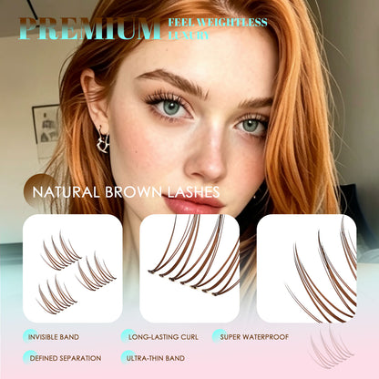 MASCARER BROWN Lash Clusters