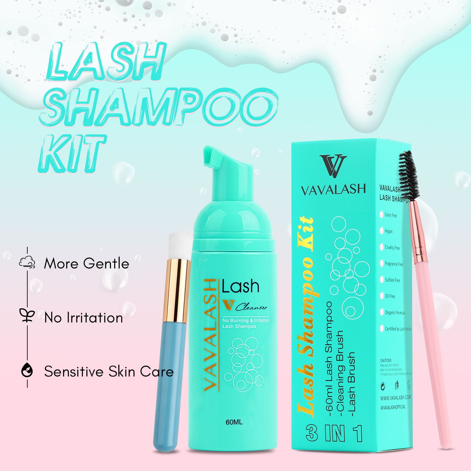 Lash Shampoo Kit
