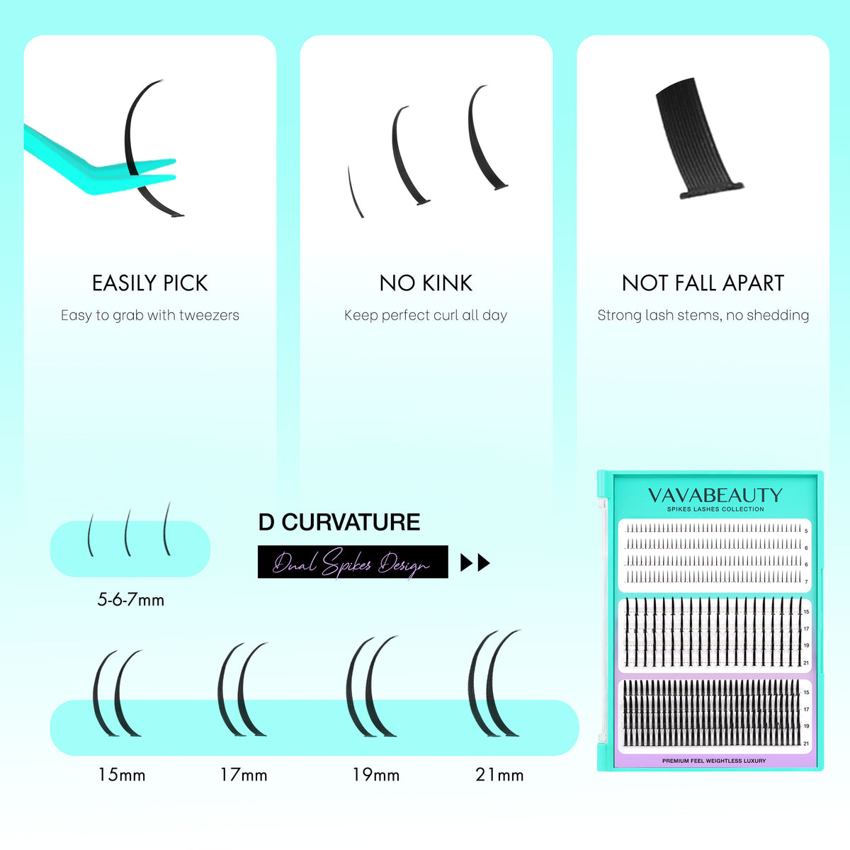 SPIKES Lash Clusters