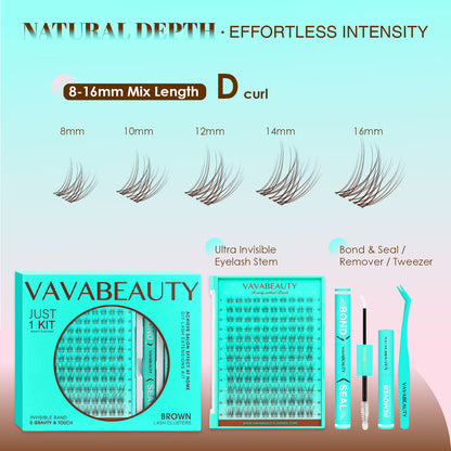 IVY BROWN Lash Clusters