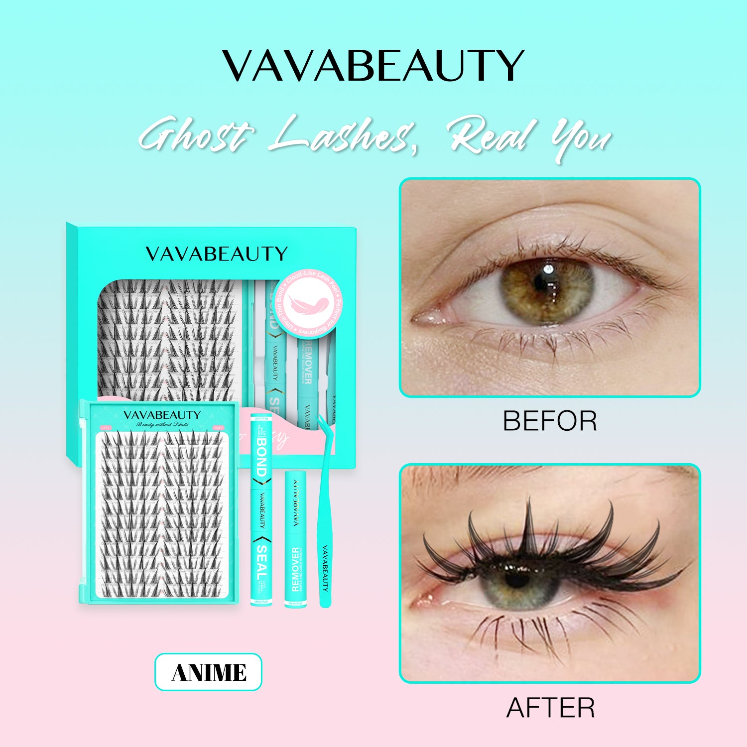 ANIME Lash Clusters