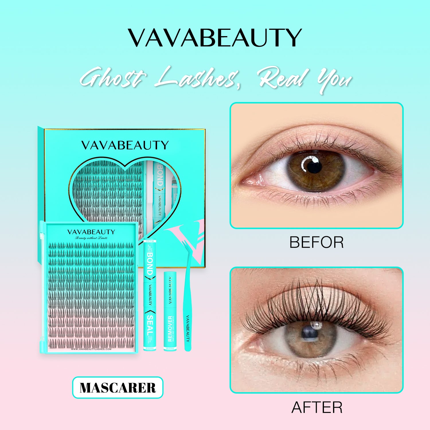 MASCARER Lash Clusters