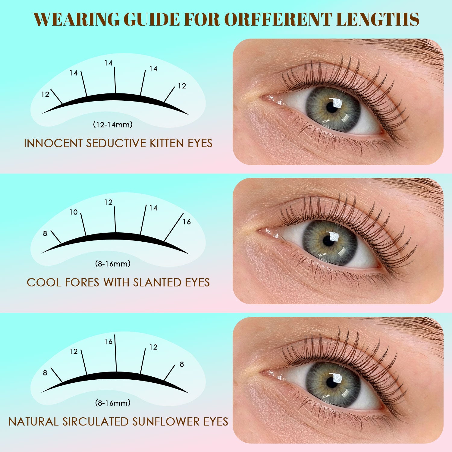 MASCARER BROWN Lash Clusters