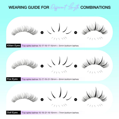 SPIKES Lash Clusters
