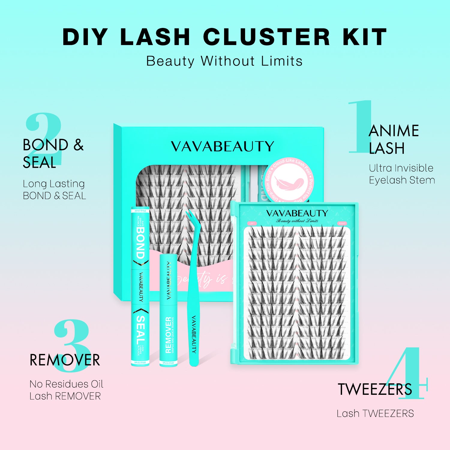 ANIME Lash Clusters