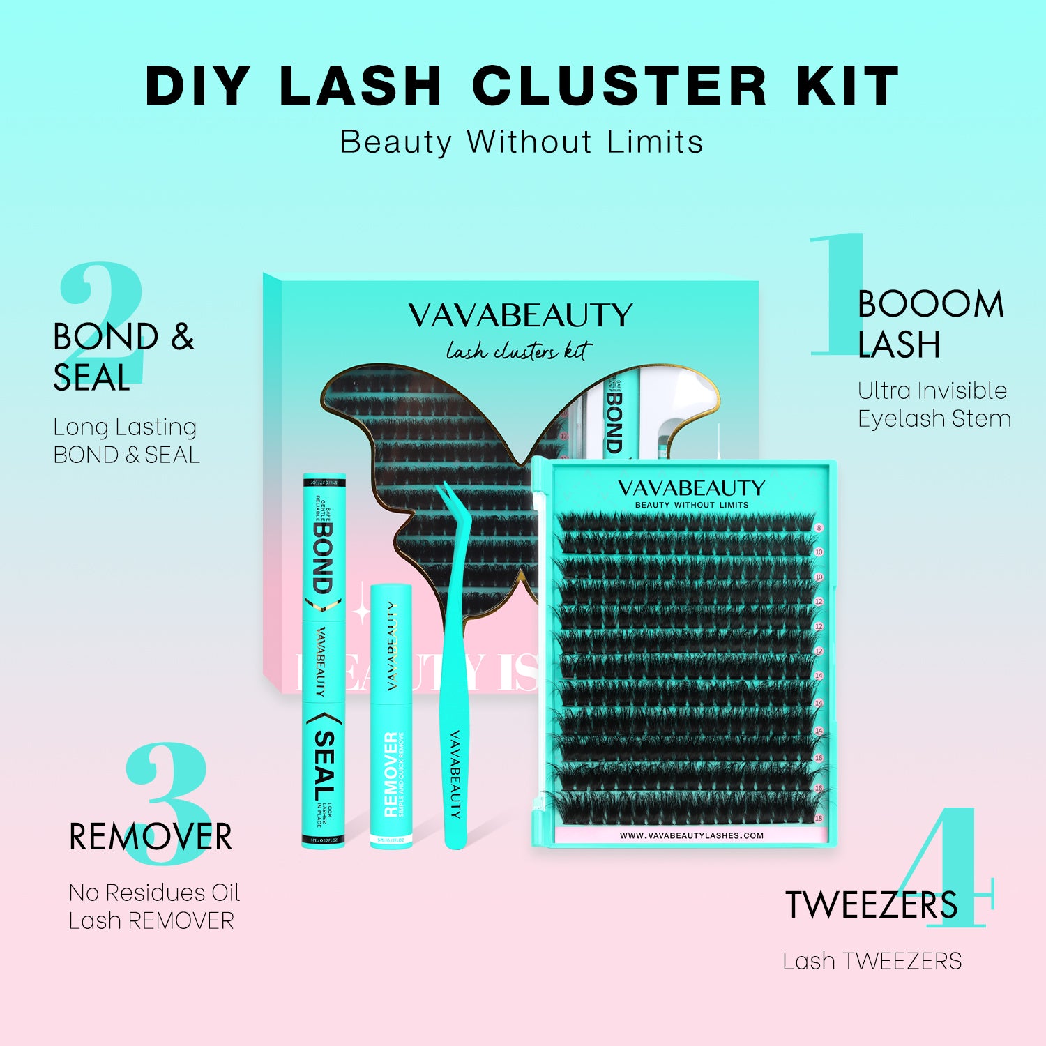 BOOOM Lash Clusters