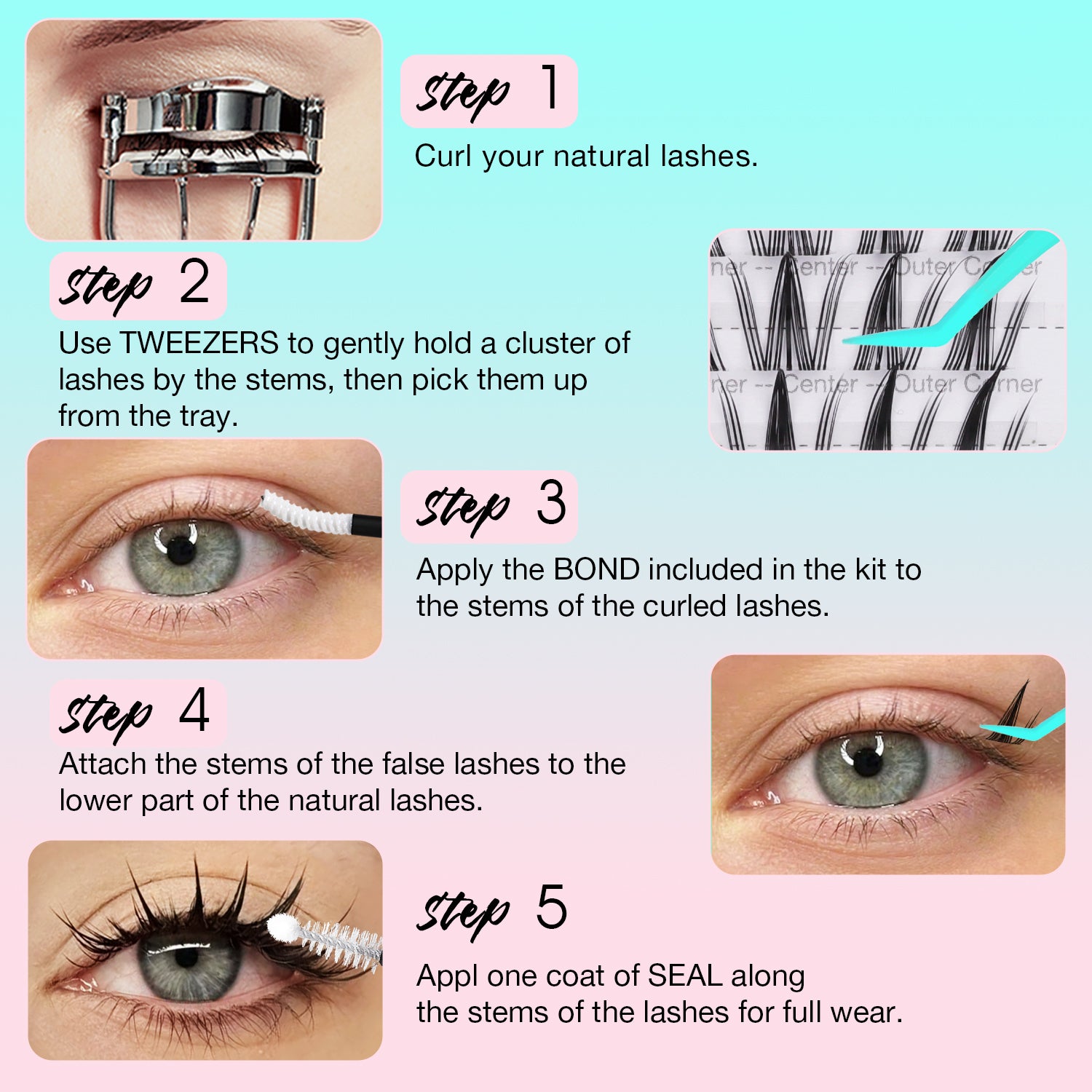 ANIME Lash Clusters