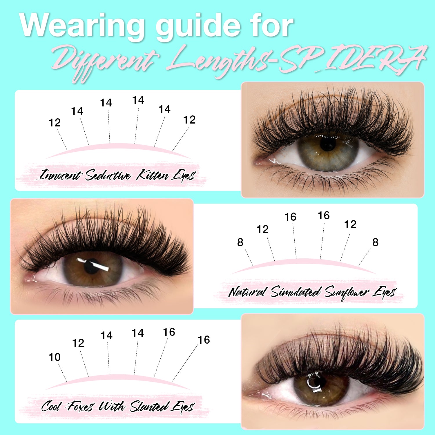 SPIDERA Lash Clusters