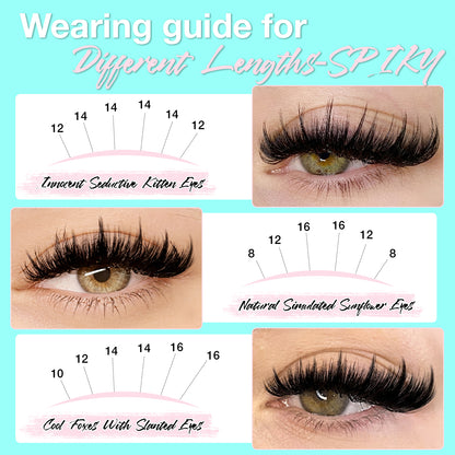 SPIKY Lash Clusters