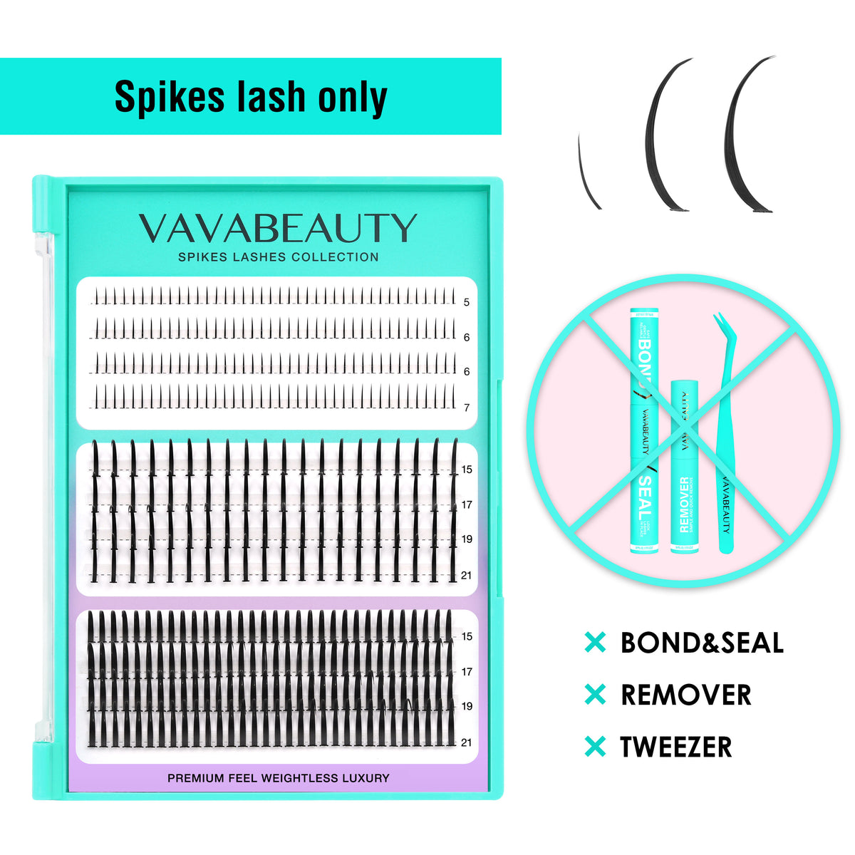 SPIKES Lash Clusters