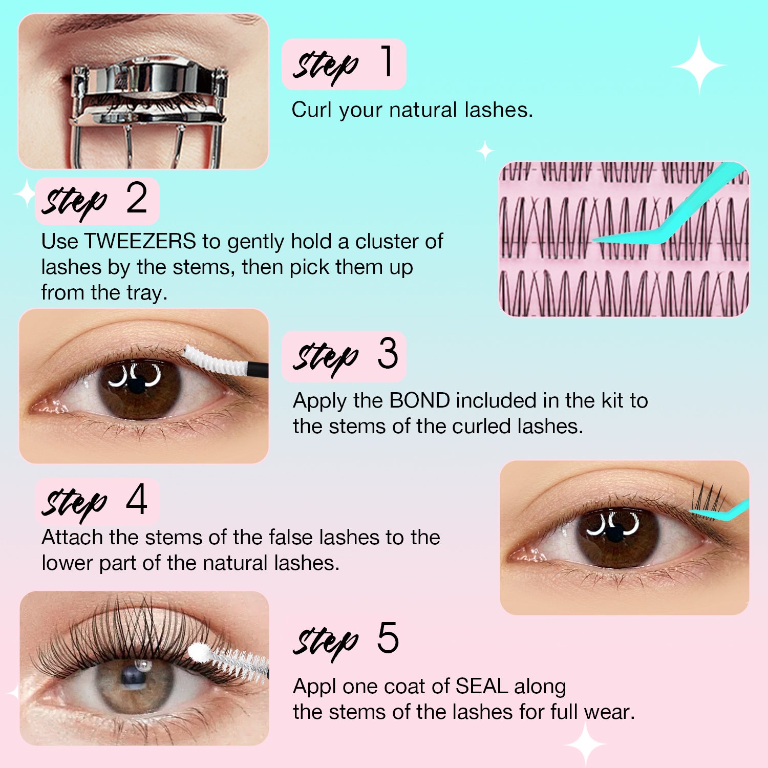 MASCARER Lash Clusters
