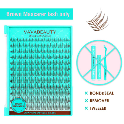 MASCARER BROWN Lash Clusters