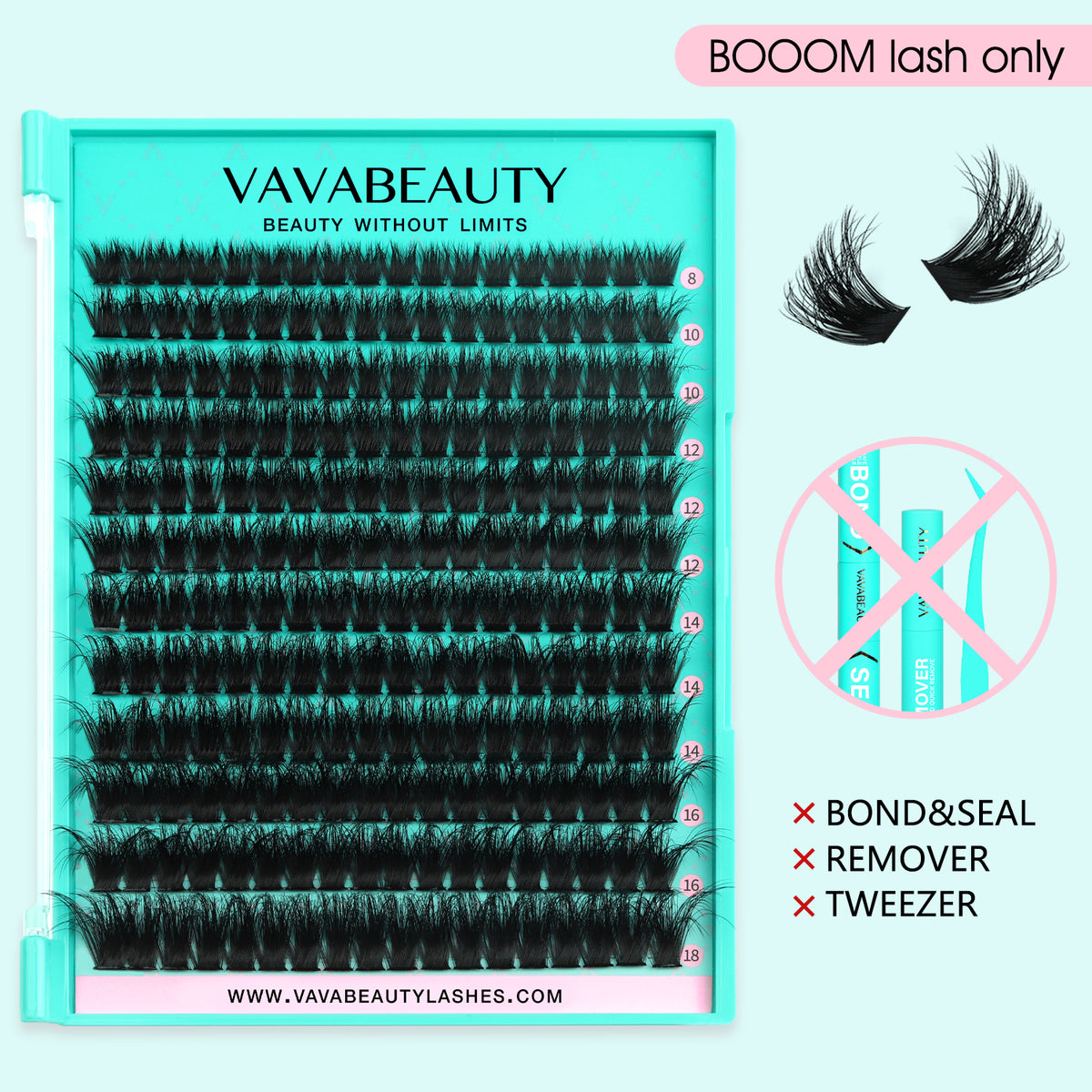 BOOOM Lash Clusters - Lash Only