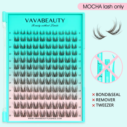 MOCHA Black&amp;Brown Lash Clusters