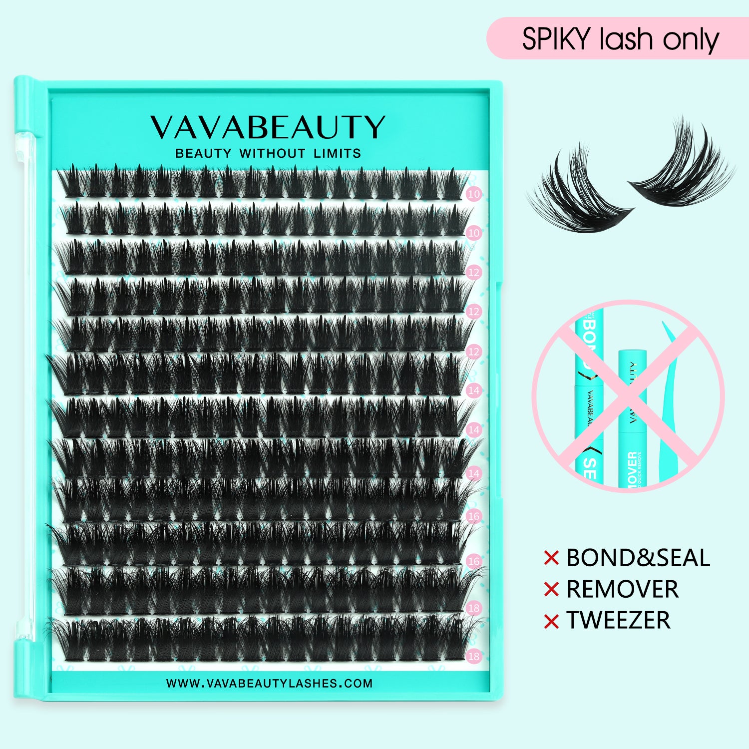SPIKY Lash Clusters