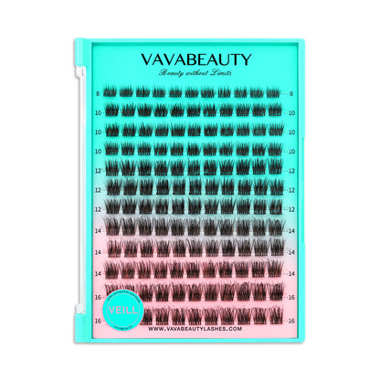 VEILL Black&amp;Brown Lash Clusters